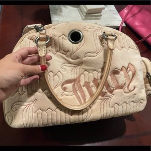 Juicy couture pet carrier purse bag dog puppy